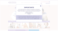 Desktop Screenshot of nutricia.com.ar