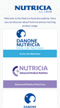 Mobile Screenshot of nutricia.com.au