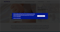 Desktop Screenshot of nutricia.com