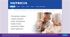 Desktop Screenshot of nutricia.cz
