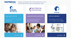 Desktop Screenshot of nutricia.co.nz
