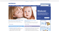 Desktop Screenshot of nutricia.com.pl
