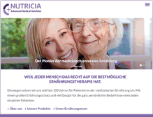 Tablet Screenshot of nutricia.de