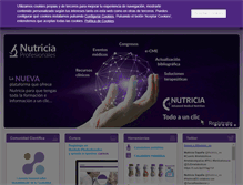 Tablet Screenshot of nutricia.es